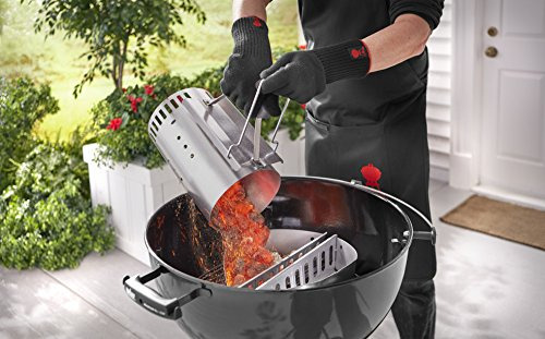 Arrancador De Chimenea Weber 7429 Rapidfire, Plateado