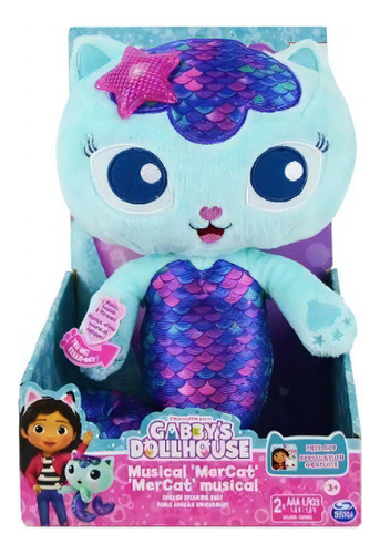 Gabbys Dollhouse- Peluche Gatirena Con Luz Y Sonido