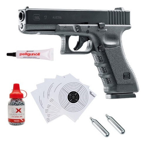 Marcadora Glock 17 Gen3 Co2 Blowback Bbs (4.5mm) Xchws C