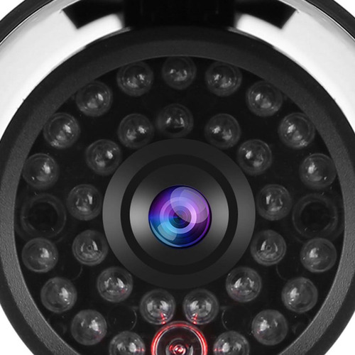 Solar Camara De Seguridad De Simulada Impermeable Con Led