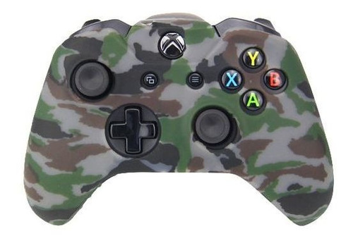 Forro Silicona Water Print Para Control Xbox One Camuflado