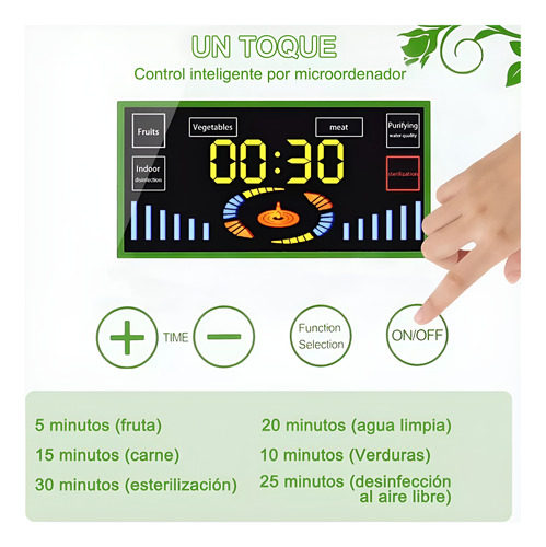Ozonizador Para Esterilización De Alimentos Generador Ozono