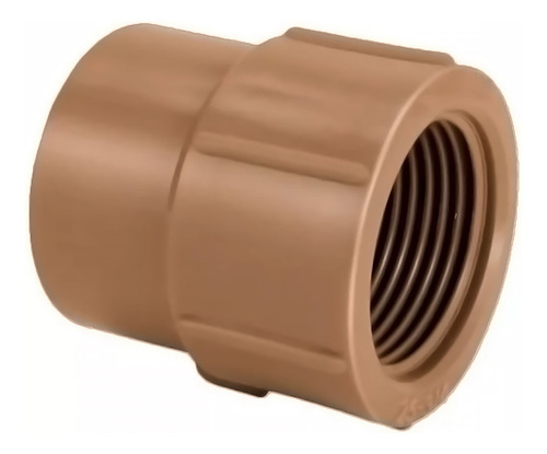 Luva Lr 25x1/2'' Solda Rosca Pvc Marrom Água Fria