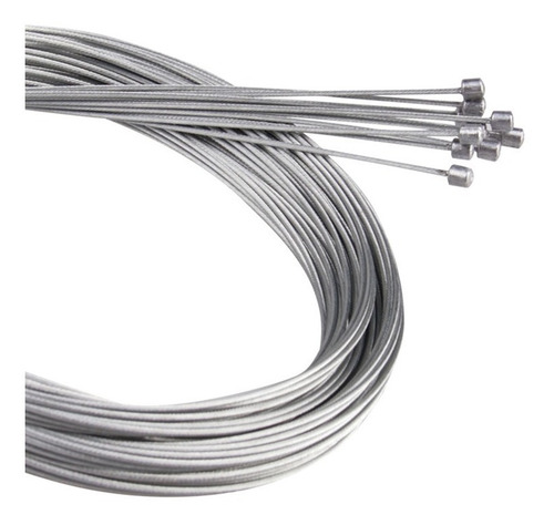 Imagem 5 de 6 de 50 Unidades Cabo Aço De Câmbio Traseiro Dianteiro Bike Kit