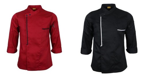 .. 2x Abrigo De Chef Ejecutivo Para Hombre Y Mujer, Ropa De