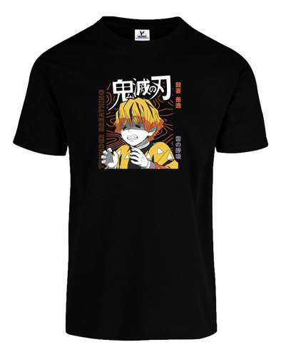 Playera Demon Slayer Kimetsu No Yaiba Zenitsu Llorando Cab
