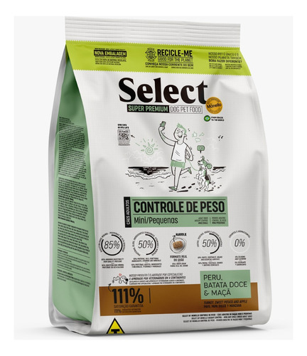 Monello Select Dog A.r.p Control De Peso 7 Kg 