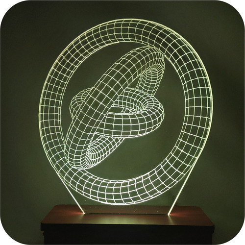 Lámpara Led 3d Ilusión 8