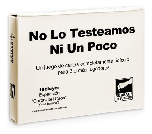 No Lo Testeamos Ni Un Poco Juegos De Cartas Jeg Nlt