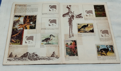 Album De Figurinhas Animais Pré-histórico -1979- Incompleto Animais Pré Históricos (Usado)