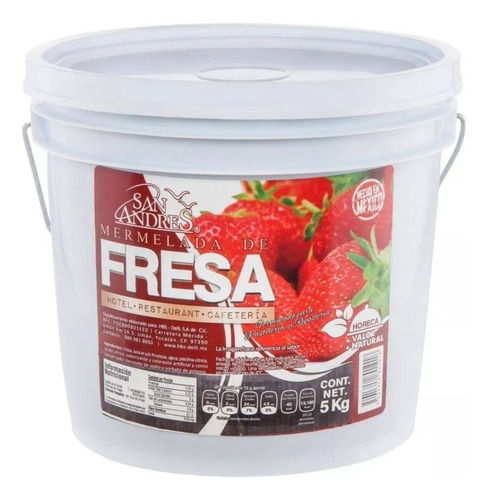 Mermelada San Andres Sabor Fresa De 5 Kg