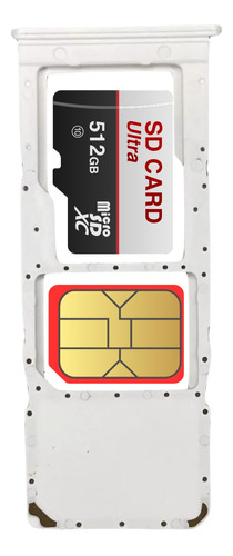 Bandeja Porta Sim Chip Card Compatible Samsung Galaxy A12