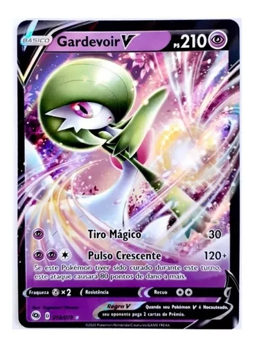 Carta Pokemon Gardevoir V Original Copag + Brindes