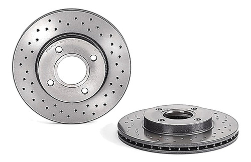 2-discos Hiper Delanteros Ford Focus 2.3l L4 03/04 Brembo