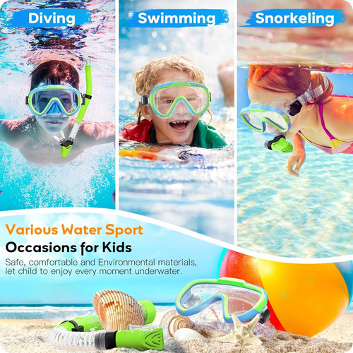 Soceo De Snorkel Para Niños De Seo, Máscara De Snorkel Para
