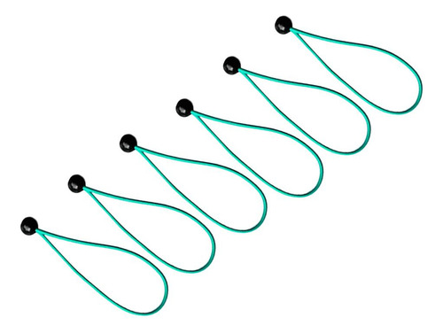 6 Piezas Tensor Reutilizable Tensor De Goma Verde