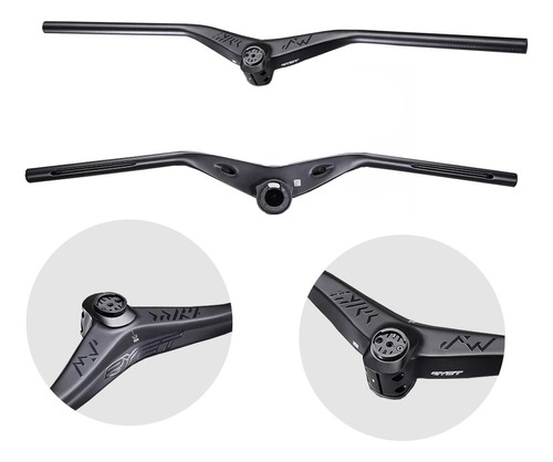 Manillar Integrado Con Cable Interior Completo Mtb Carbon