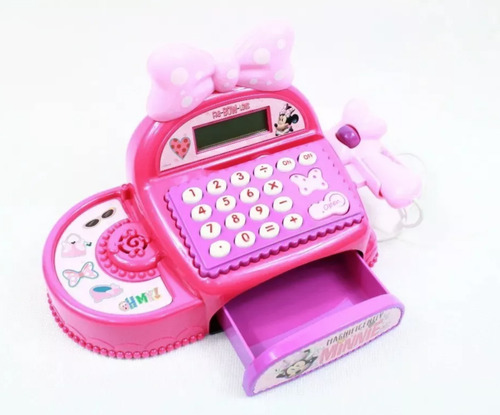 Juguete Caja Registradora Minnie Mouse Con Sonido Original