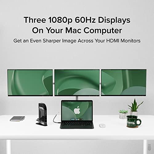 Estación De Acoplamiento Usb C 14 En 1 Enchufable Con 4 Puer