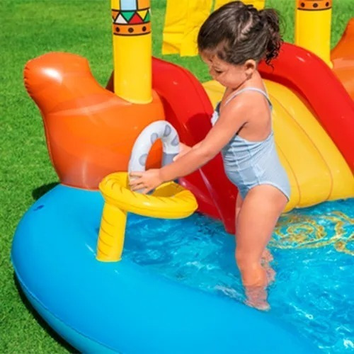 Imagen 5 de 8 de Parque Acuático Alberca Inflable Diseño Del Oeste Infantil