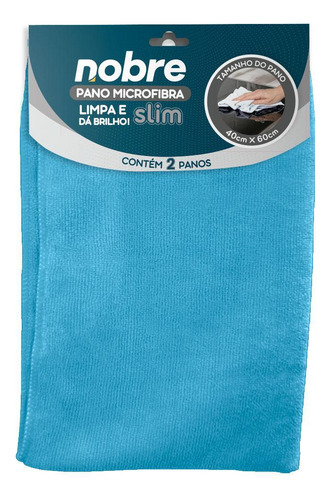 Pano para limpeza Nobre azul