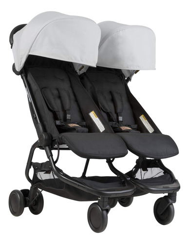 Mountain Buggy Nano Duo Carriola, Estndar, Plateado