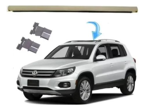 Cortina Persiana Do Teto Solar Vw Tiguan Cor Bege