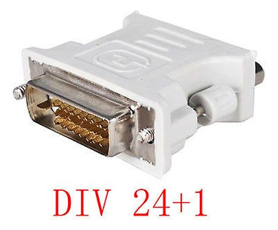 Dvi-i Macho A Vga Svga Hd 15 Pin Femenino Tarjeta De Video M