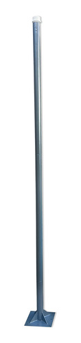 Poste De Jardim 2,20m Com Luminária Cob Branco Quente