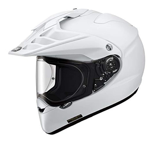 Casco De Motocicleta Color Blanco Talla Grande Marca Shoei