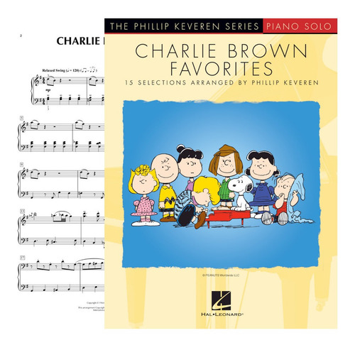 Partitura Piano Charlie Brown Favorites 15 Selection Digital