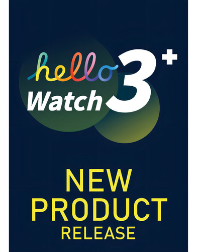 Reloj inteligente Hello Watch 3+ Plus Amoled con memoria de 4 GB con 2 pulseras y una nueva versión de regalo