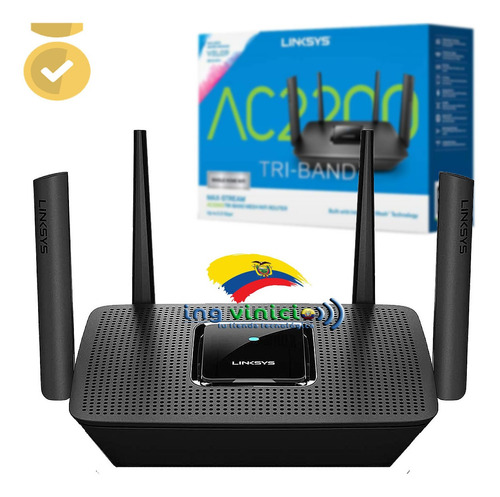 Router Wireless Linksys Mr8300 Mu-mimo Ac2200 Tri Band 4k
