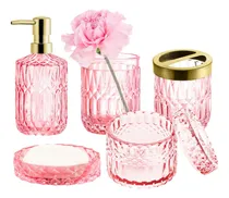 Comprar Juego De Accesorios De Baño Rosados, Juego De Accesorios De 