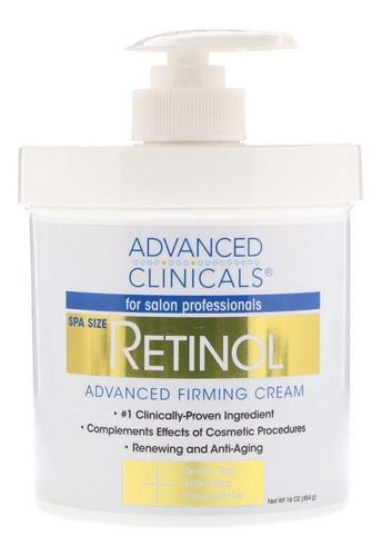 Crema Reafirmante Avanzada Con Retinol Advanced Clinicals 