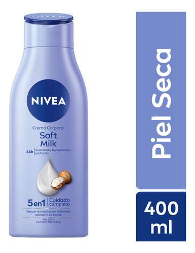 Crema Corporal Nivea Soft Milk (piel Seca) 400ml