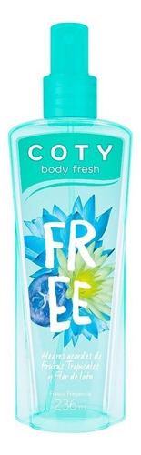 Fragancia Corporal Coty Body Fresh Free 236 Ml