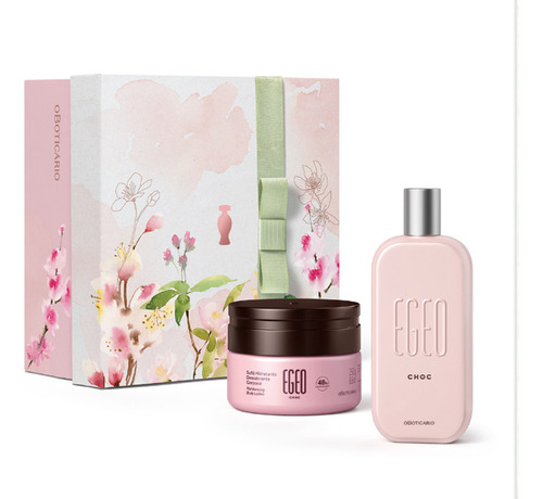 Kit Presente Perfume Egeo Choc Oboticário Mães (2 Itens)