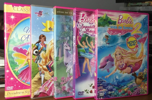  Coleção Barbie  5 Dvds