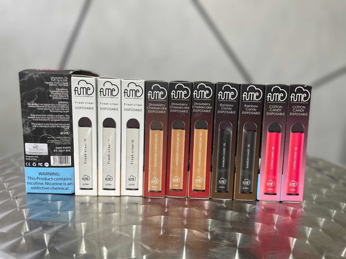 Imagen 1 de 8 de Puff Vaper Marca Fume 2500 Caladas Sabores Nuevos Surtidos