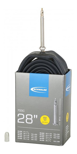 Imagen 1 de 1 de Cámara Bicicleta Schwalbe Sv17 700x28-45 Presta 60mm Ciclos