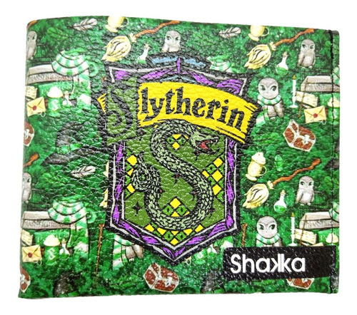 Imagen 1 de 5 de Billetera Shakka Harry Potter Slytherin Muy Lejano