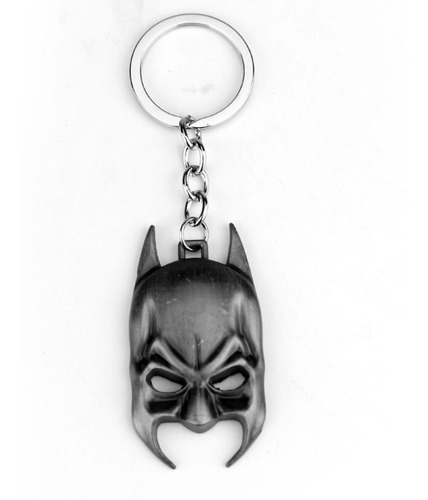 Batman Dije Llavero Mascara Bruce Wayne Gris Dark Knight