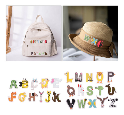 36 Piezas De Parches Para Planchar Con 27 Piezas Letras A-z