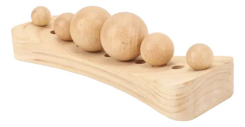 Camilla De Masaje De Madera, Elástica, Cuello, Espalda, Cade