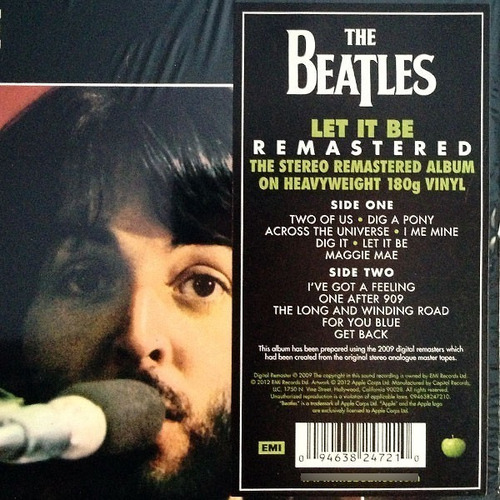 Imagen 3 de 7 de The Beatles Let It Be Vinilo Rock Activity