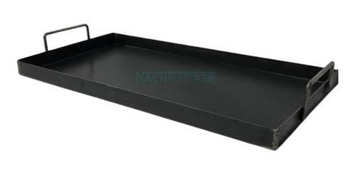 Imagen 4 de 5 de Plancha Chapa Bifera De 25x50 Parrilla Cocina 2 Hornallas
