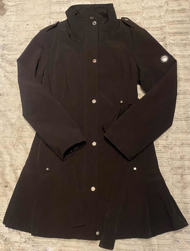 Chamarra Gabardina Calvin Klein Negro Mujer Talla S (Usado)
