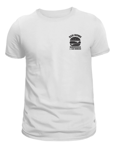 Camiseta Camisa Hamburgueria Uniforme Para Sua Empresa 
