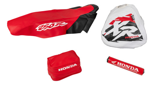 Kit Funda Tanque Asiento Cartuchera Pad Honda Xr250r 97 Fmx